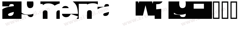 Agmena W1G字体转换